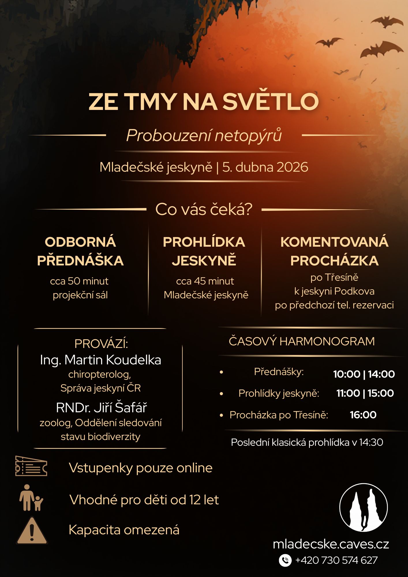 Ze tmy na světlo – probouzení netopýrů v Mladči 5. 4. 2026
