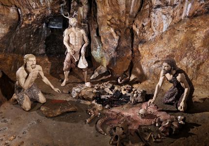 Mladečské jeskyně - Kromaňonci