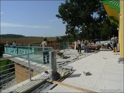 Mladečské jeskyně - budova po opravě, květen 2011