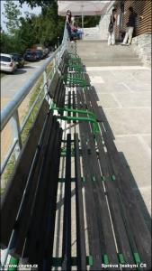 Mladečské jeskyně - budova po opravě, květen 2011