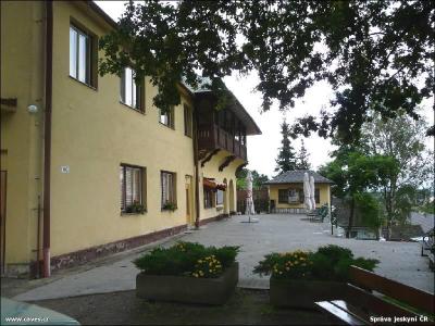 Mladečské jeskyně - rekonstrukce budovy - původní podoba