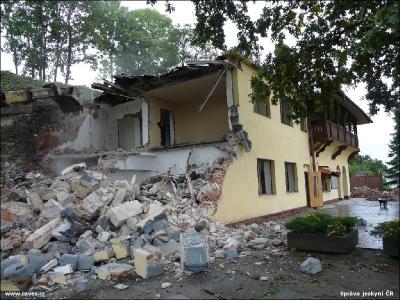 Mladečské jeskyně - rekonstrukce budovy 