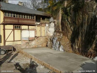 Mladečské jeskyně - rekonstrukce budovy 