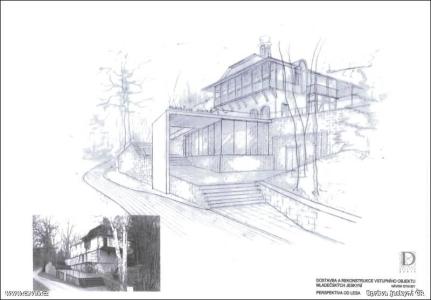 Mladečské jeskyně - rekonstrukce budovy - návrh úprav