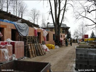 Mladečské jeskyně - rekonstrukce budovy 