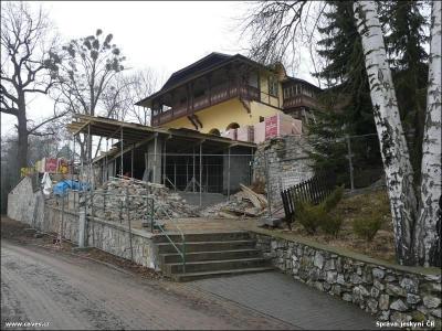 Mladečské jeskyně - rekonstrukce budovy - přednášková místnost