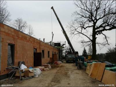 Mladečské jeskyně - rekonstrukce budovy 