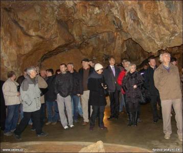 Slavnostní otevření areálu Mladečských jeskyní