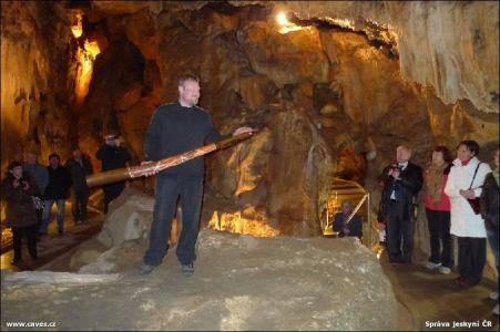 Slavnostní otevření areálu Mladečských jeskyní