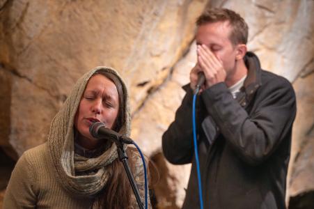 Yellow sisters v Mladečských jeskyních, 23. 9. 2024