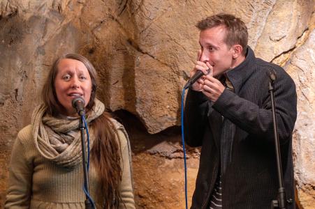 Yellow sisters v Mladečských jeskyních, 23. 9. 2024